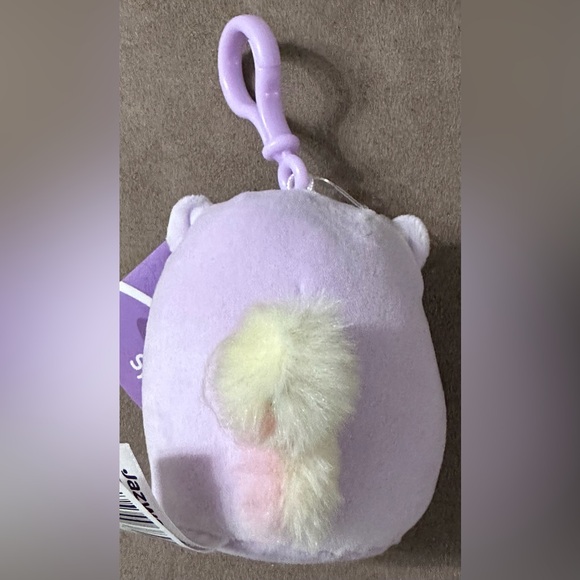 Kellytoy Sydnee the Squirrel Squishmallow Clip-on Backpack Stuffed Plush Toy - Picture 8 of 14